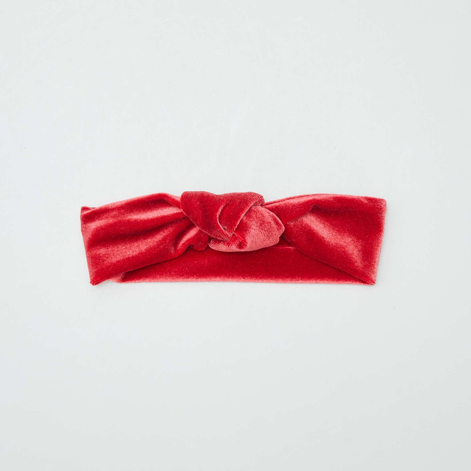 Bandeaux en velours - lot de 2 ROUGE/NOIR