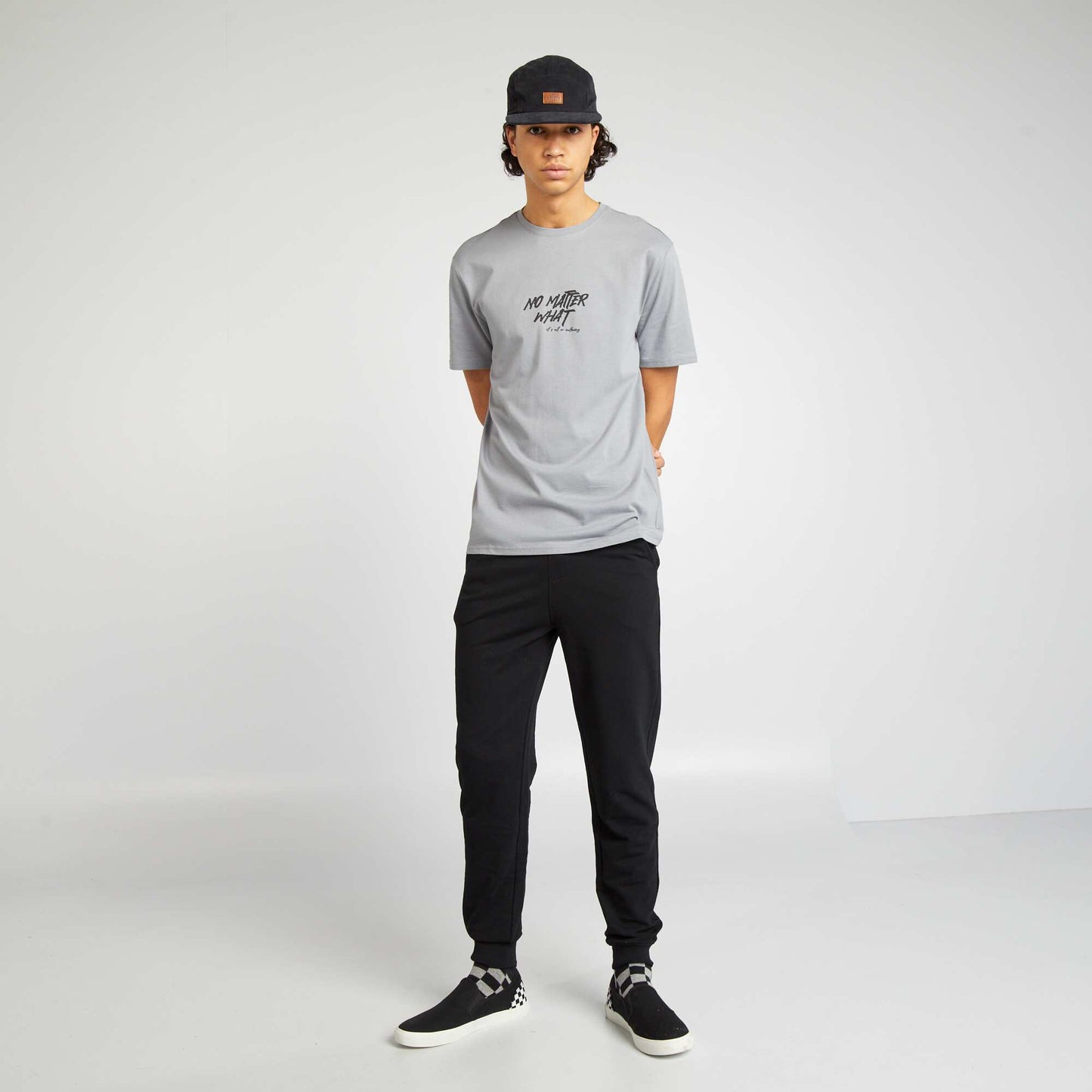 Pantalon de jogging uni NOIR