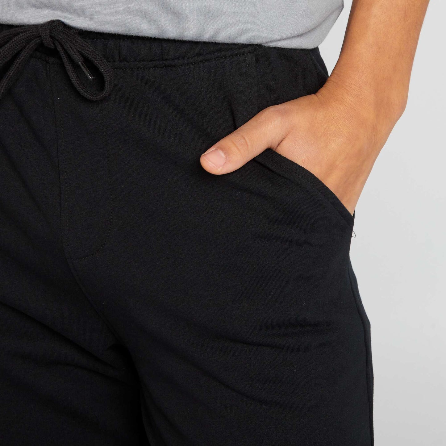 Pantalon de jogging uni NOIR