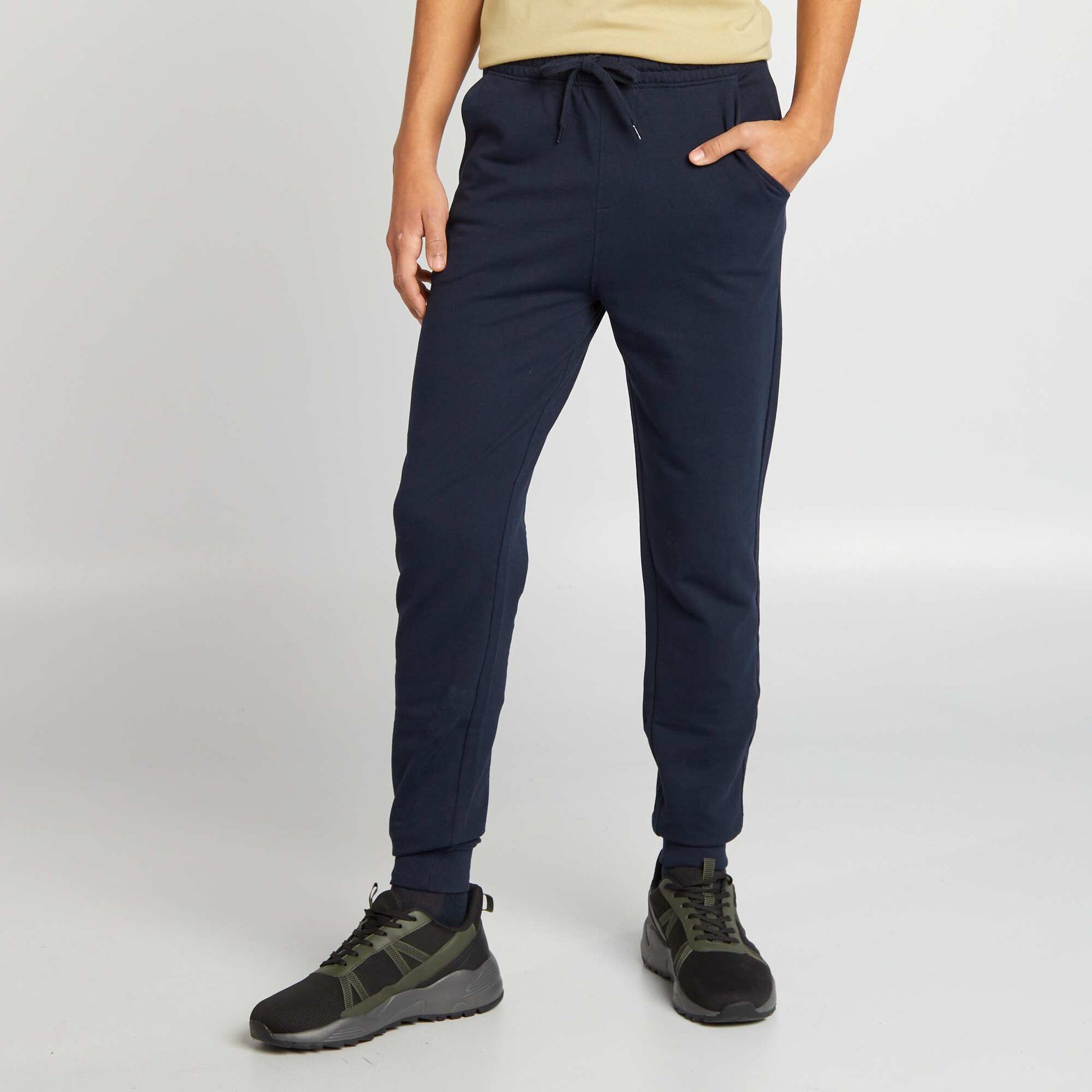 Pantalon de jogging uni BLEU