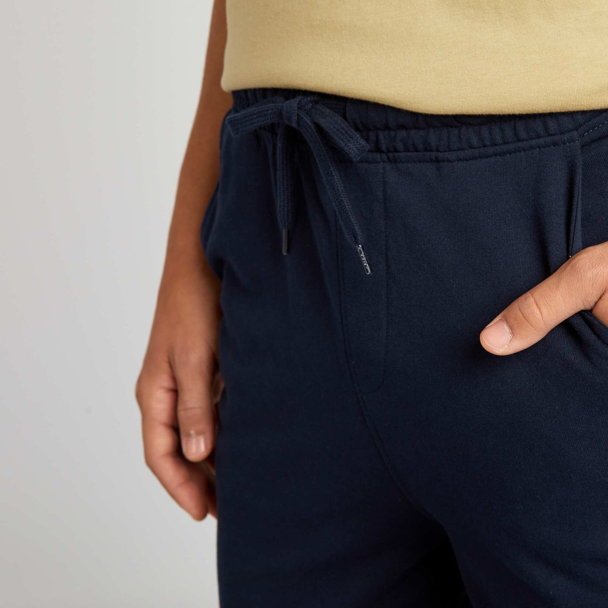 Pantalon de jogging uni BLEU