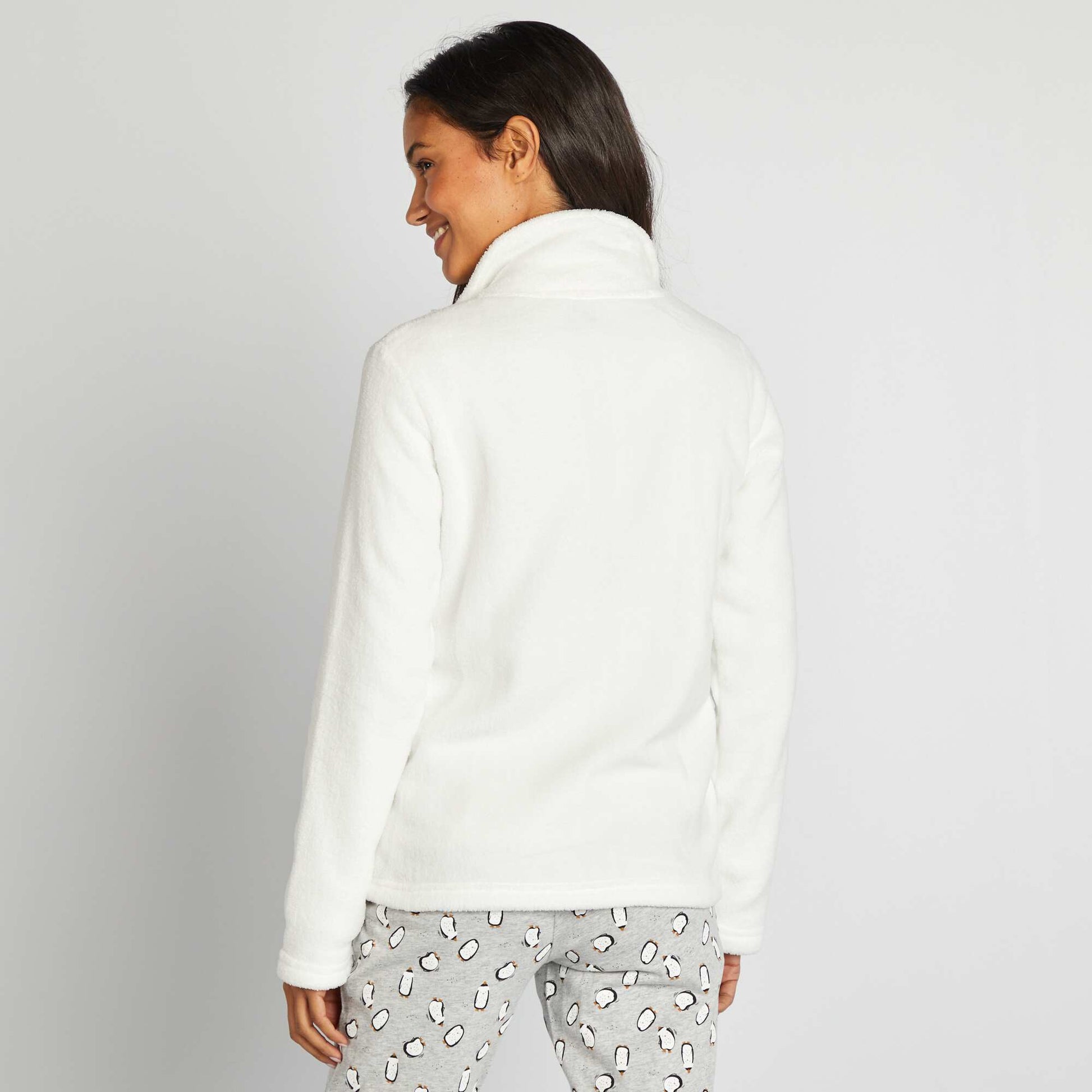 Ensemble pyjama de Noël - 3 pièces BLANC/GRIS
