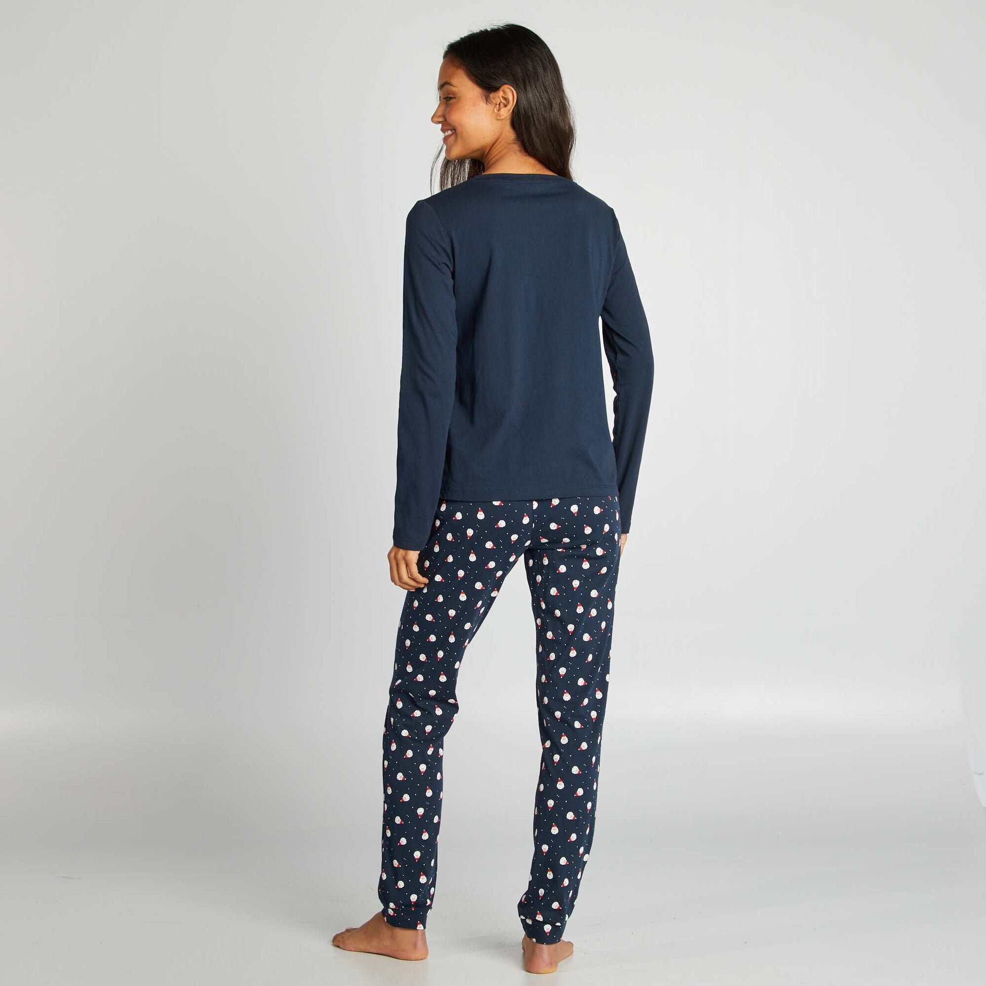 Ensemble pyjama de Noël - 3 pièces ROUGE/MARINE