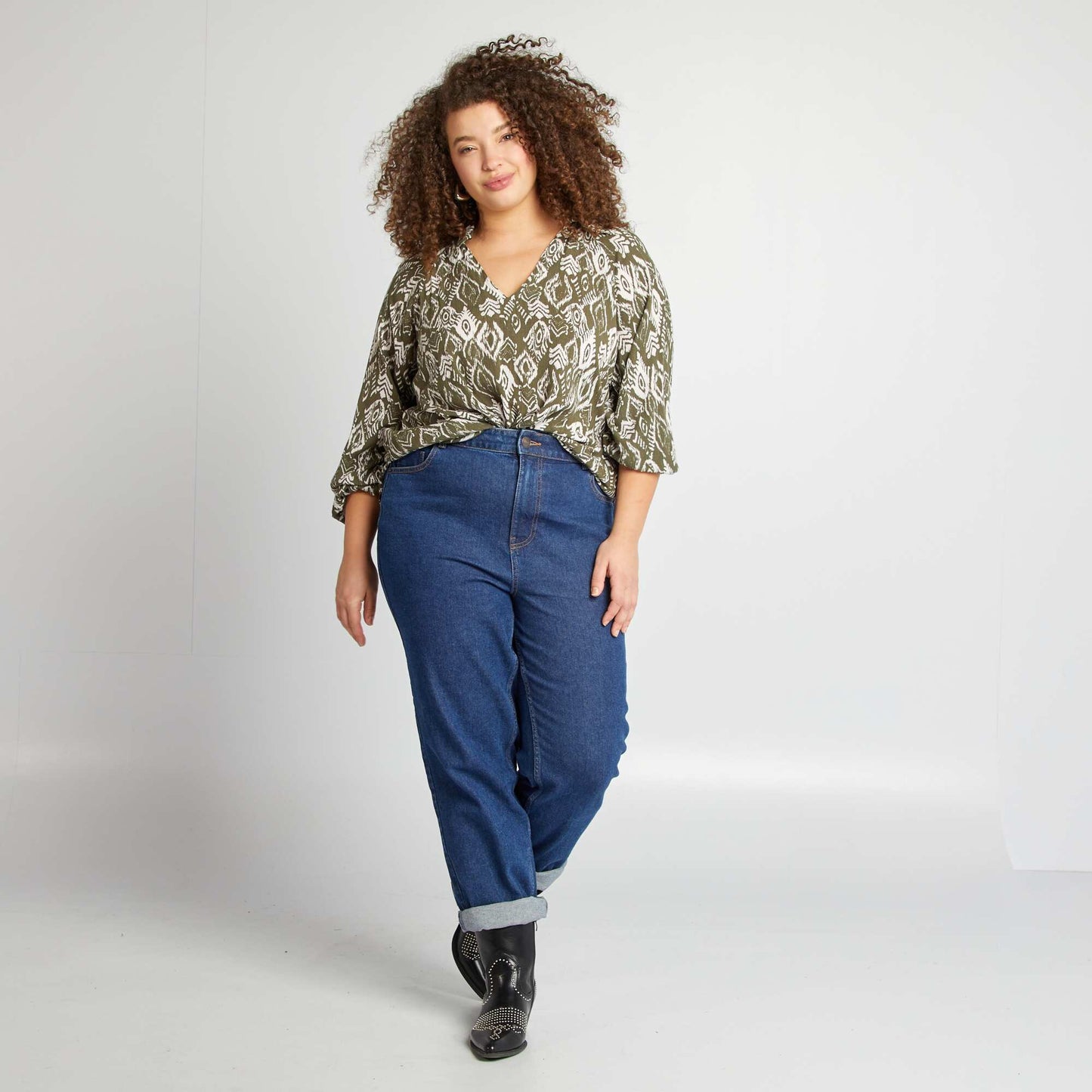 Blouse fluide KAKI