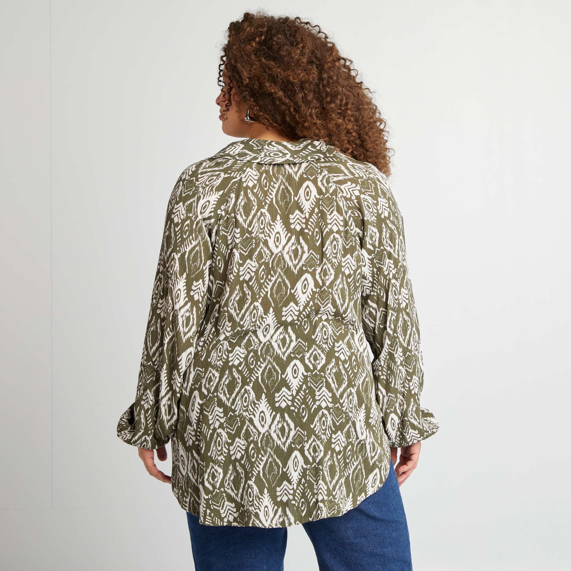 Blouse fluide KAKI