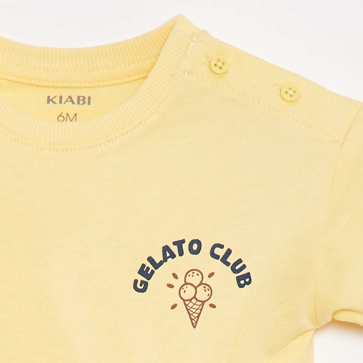 Ensemble short + t-shirt - 2 pièces JAUNE