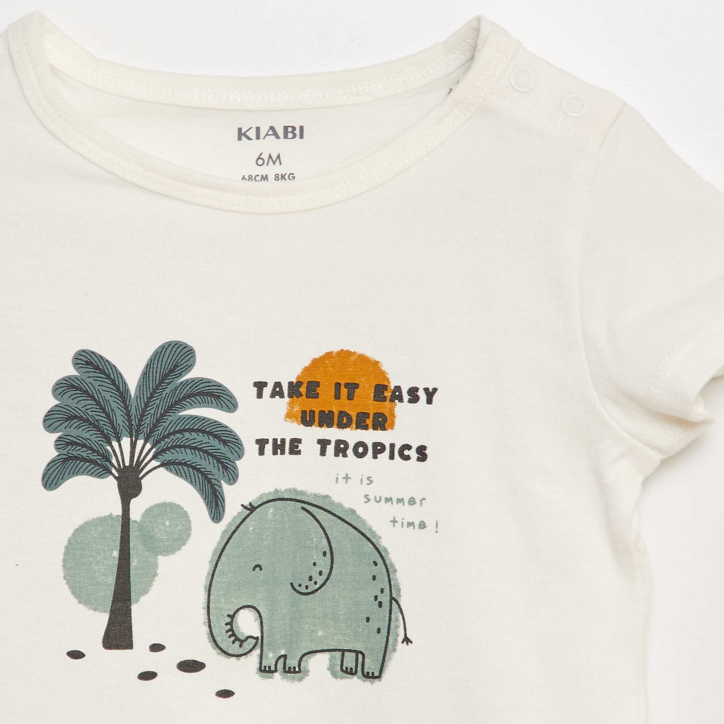 Ensemble t-shirt + short - 2 pièces BLANC