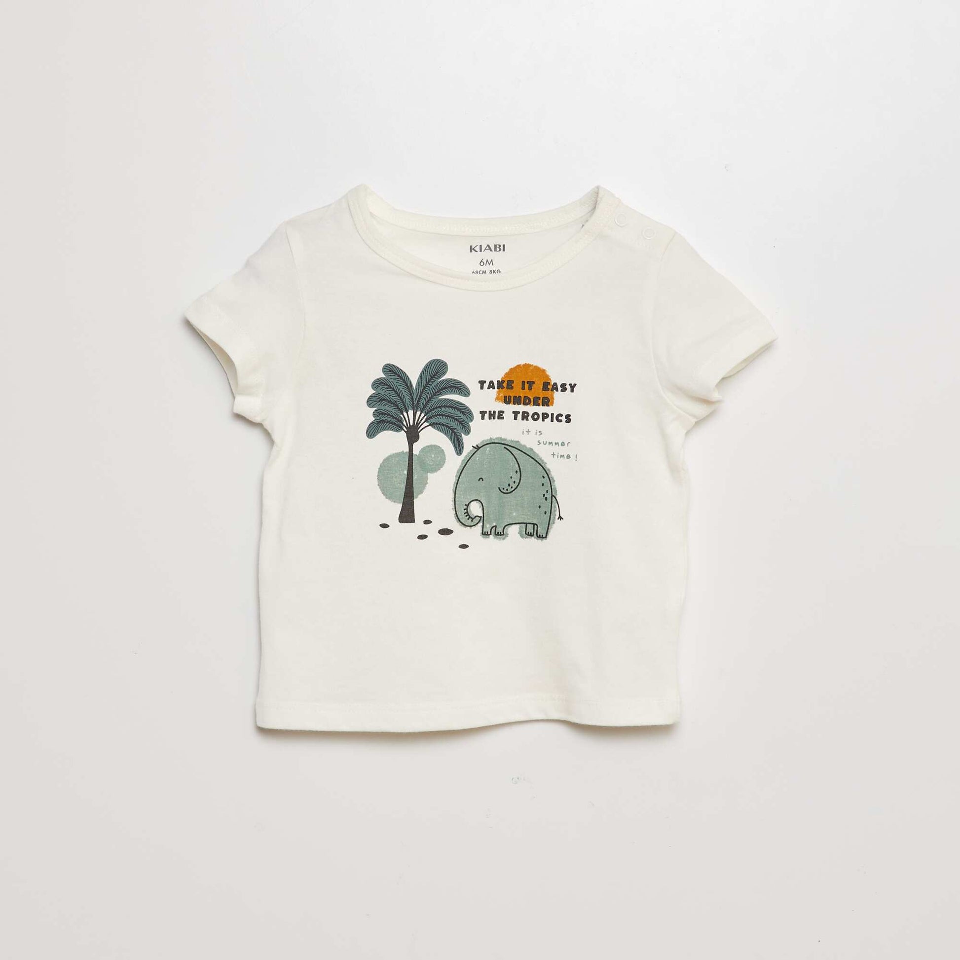 Ensemble t-shirt + short - 2 pièces BLANC