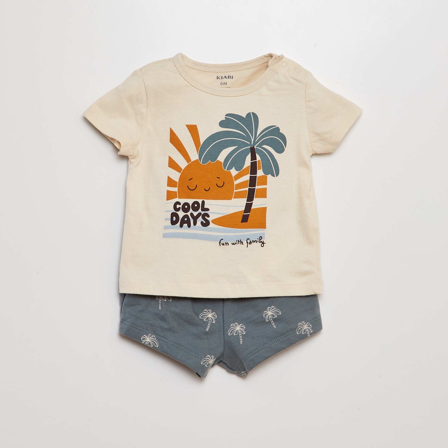 Ensemble t-shirt + short - 2 pièces BEIGE