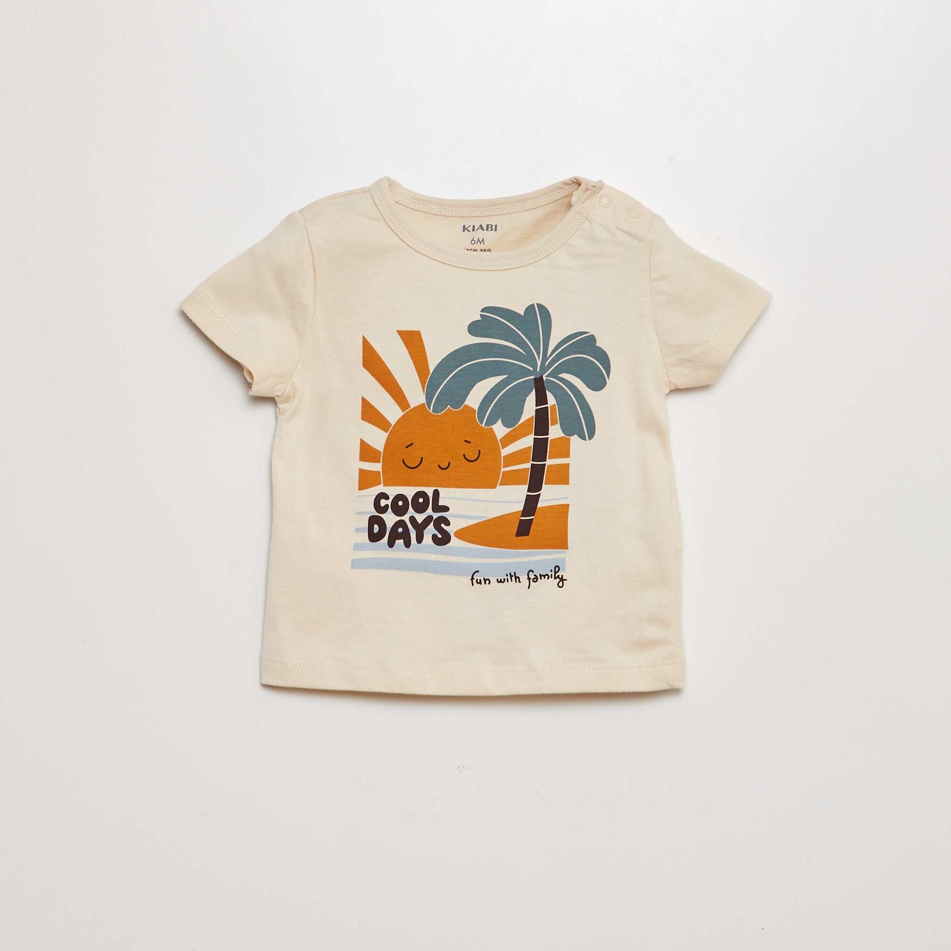 Ensemble t-shirt + short - 2 pièces BEIGE