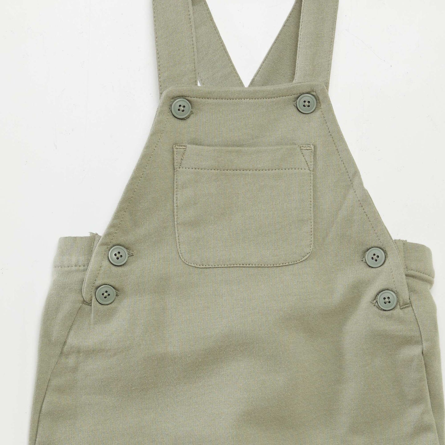 Ensemble salopette short + t-shirt - 2 pièces VERT