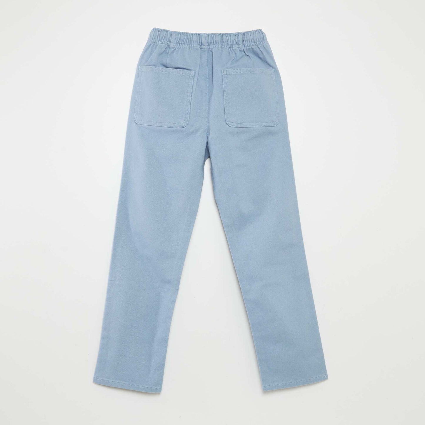 Pantalon regular uni BLEU CLAIR