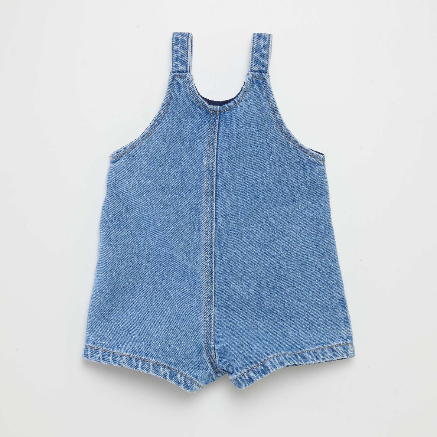Salopette short avec poche poitrine BLEU