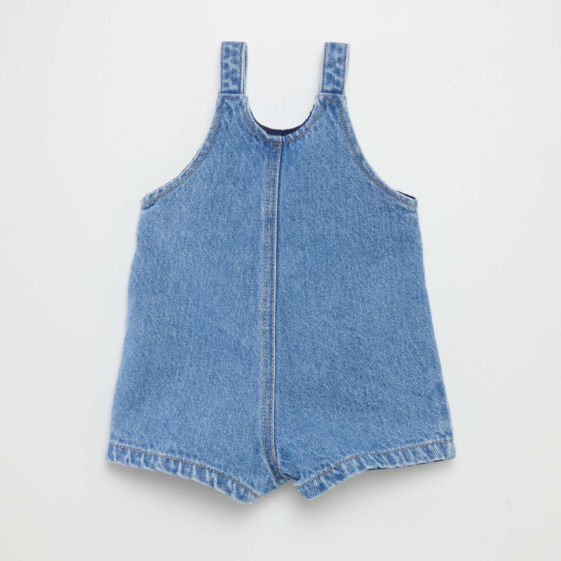 Salopette short avec poche poitrine BLEU