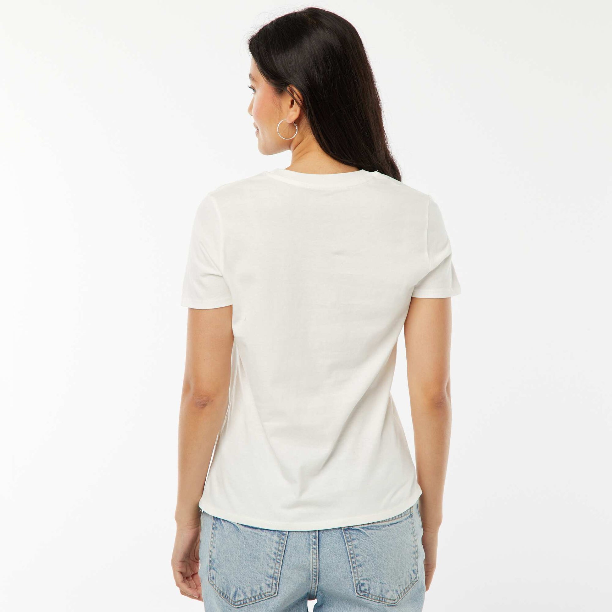 T-shirt imprimé BLANC