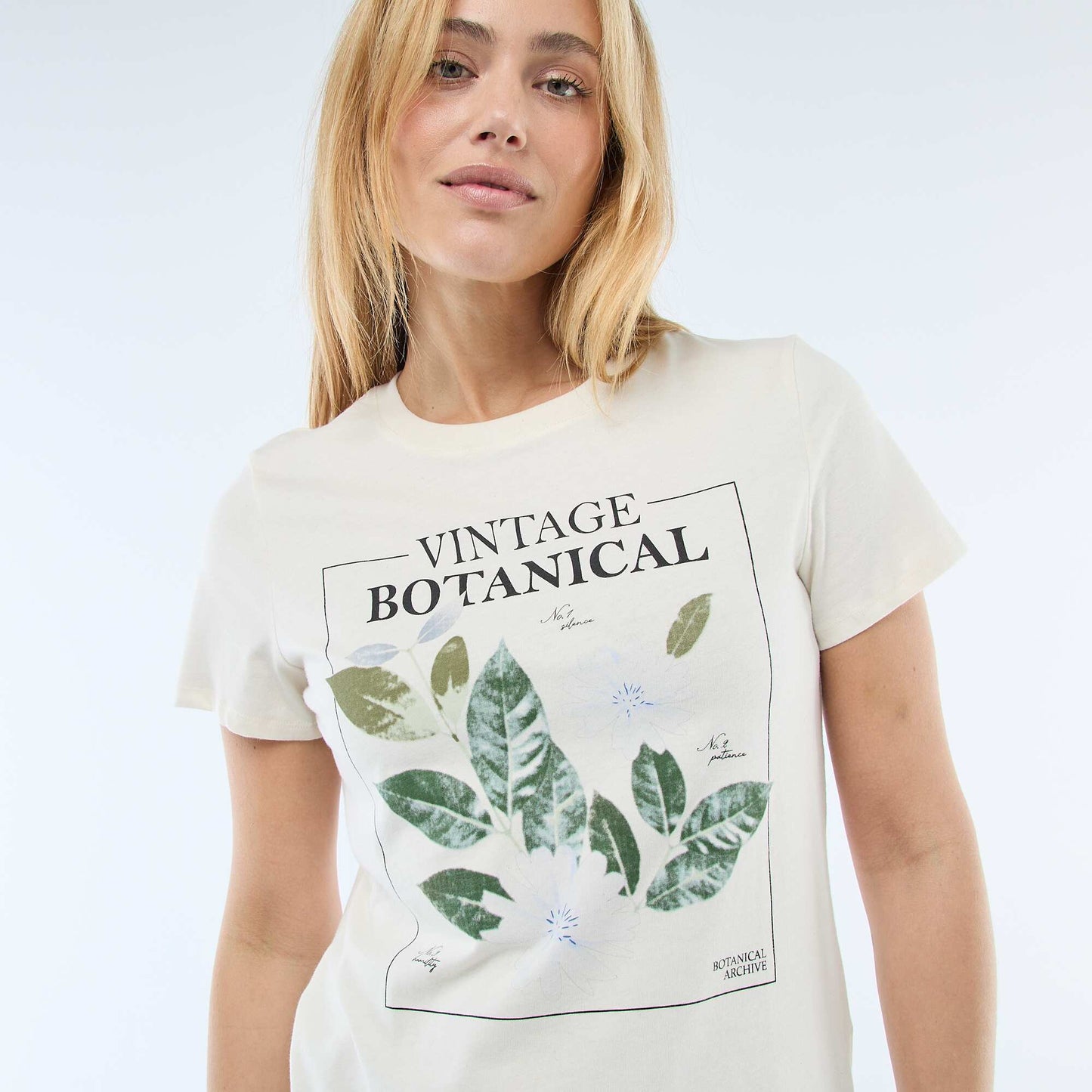 T-shirt imprimé ECRU