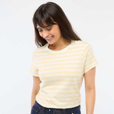 T-shirt imprimé JAUNE