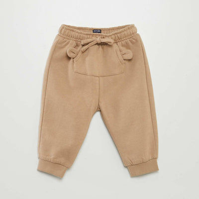 Jogging avec poche animée BEIGE