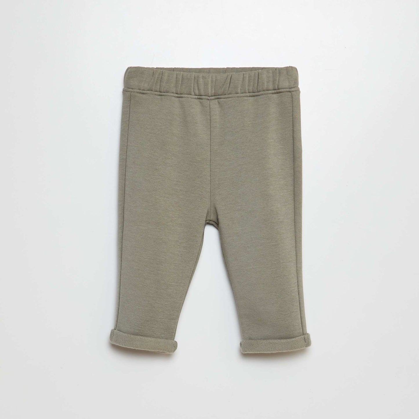 Ensemble sweat imprimé + jogging BLANC/KAKI