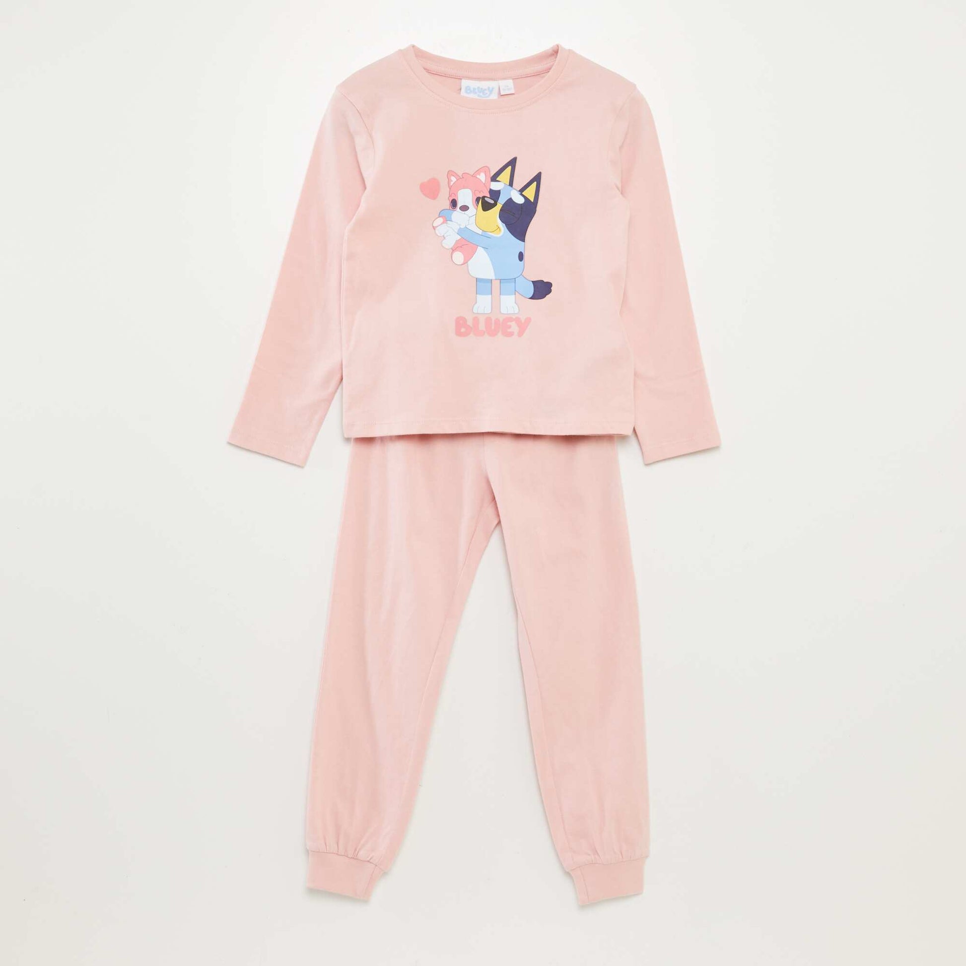 Ensemble pyjama 'Bluey' t-shirt + pantalon - 2 pièces ROSE
