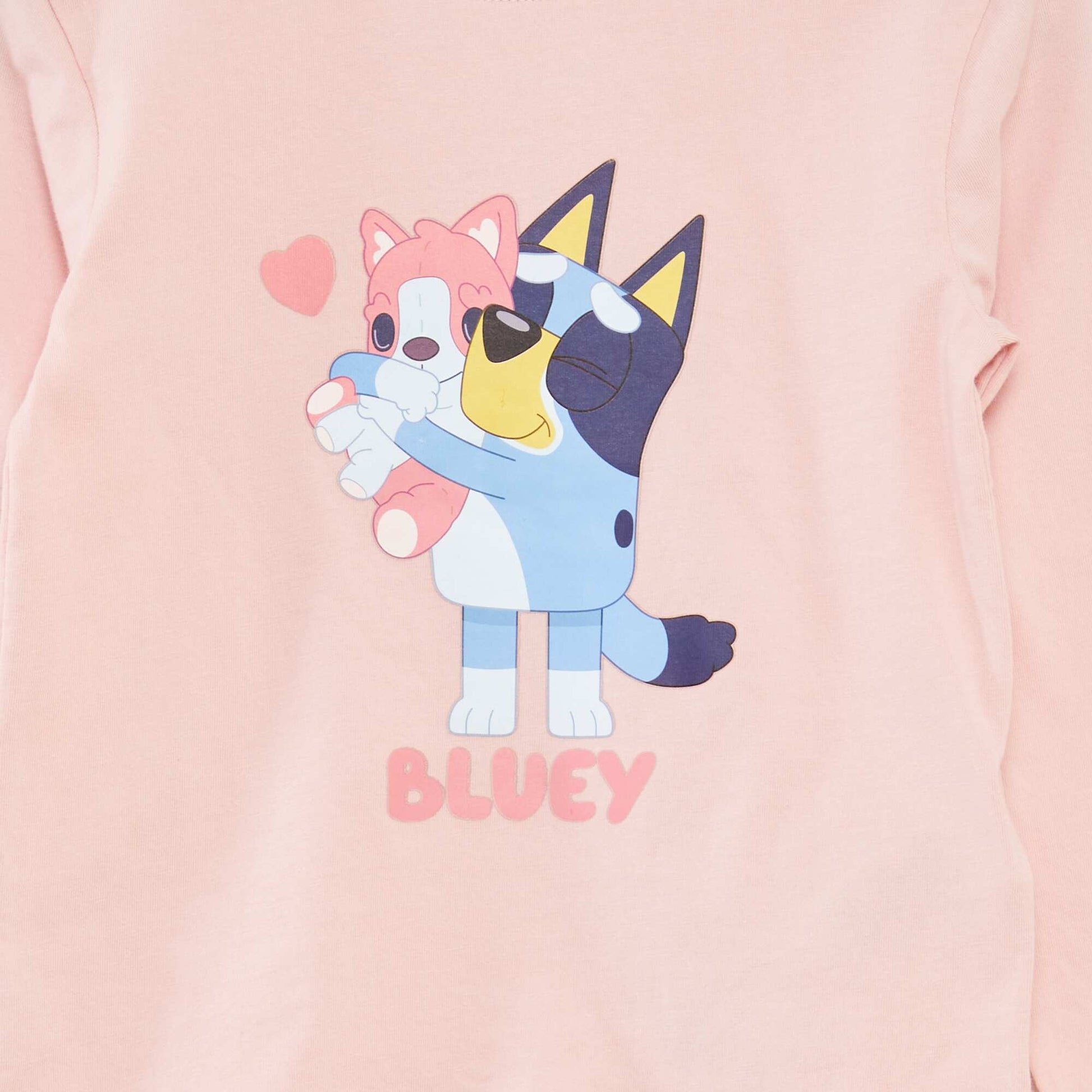 Ensemble pyjama 'Bluey' t-shirt + pantalon - 2 pièces ROSE