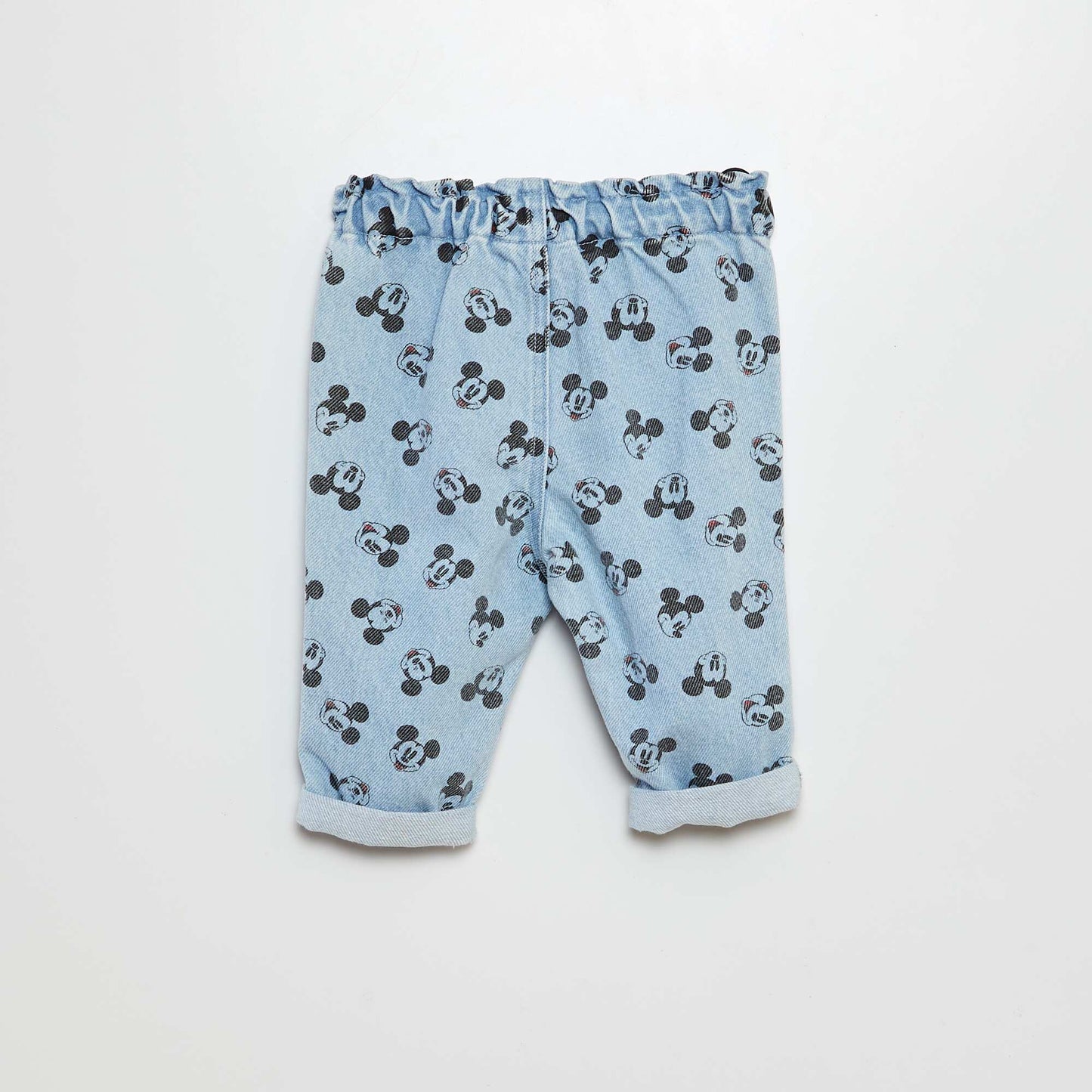 Jean 'Mickey' avec finitions revers BLEU