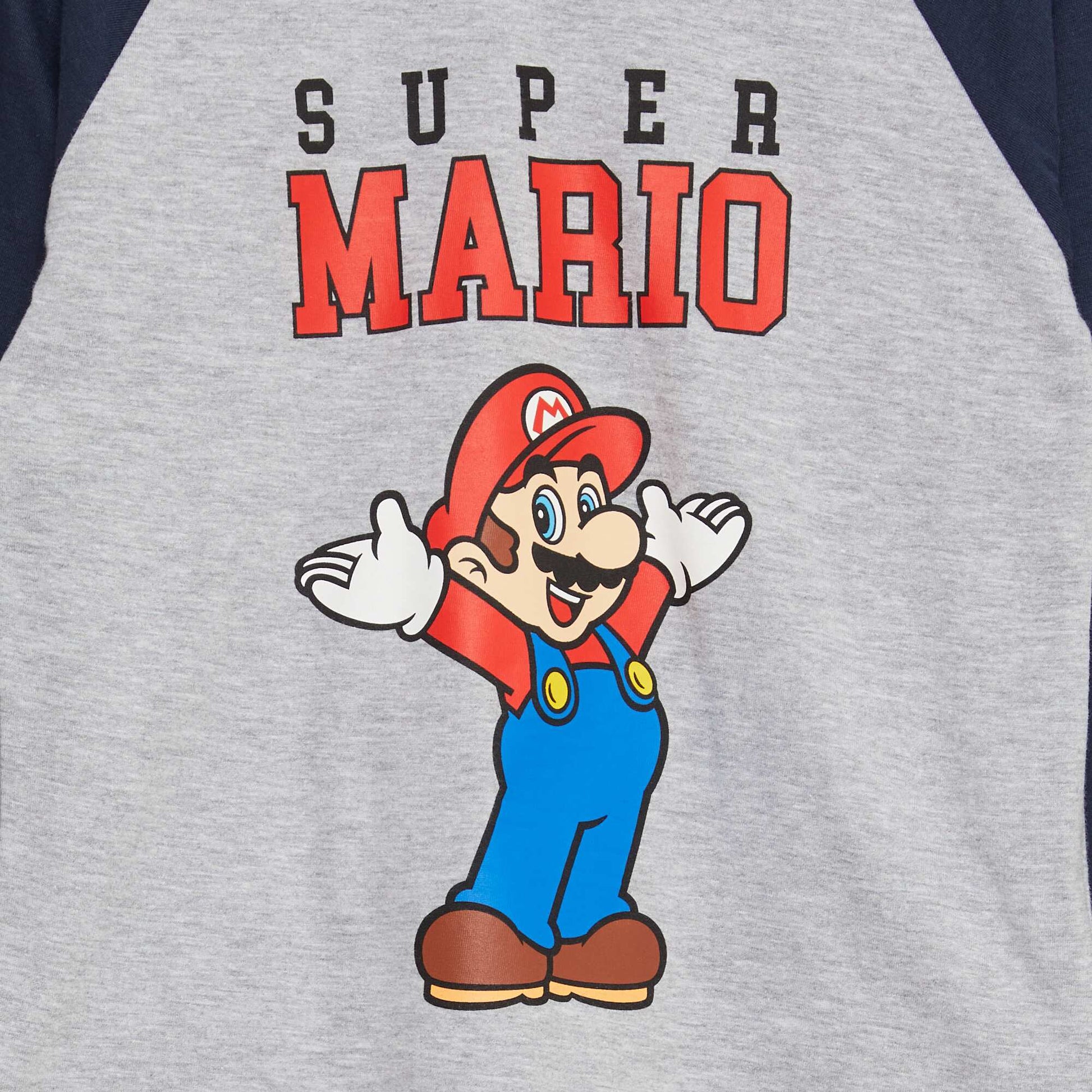 Pyjama long 'Super Mario' 'Nintendo' - 2 pièces BLEU