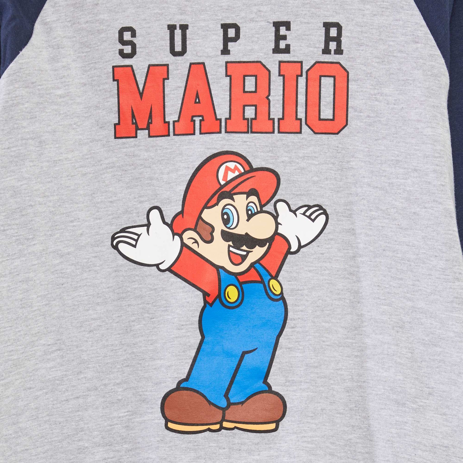 Pyjama long 'Super Mario' 'Nintendo' - 2 pièces BLEU