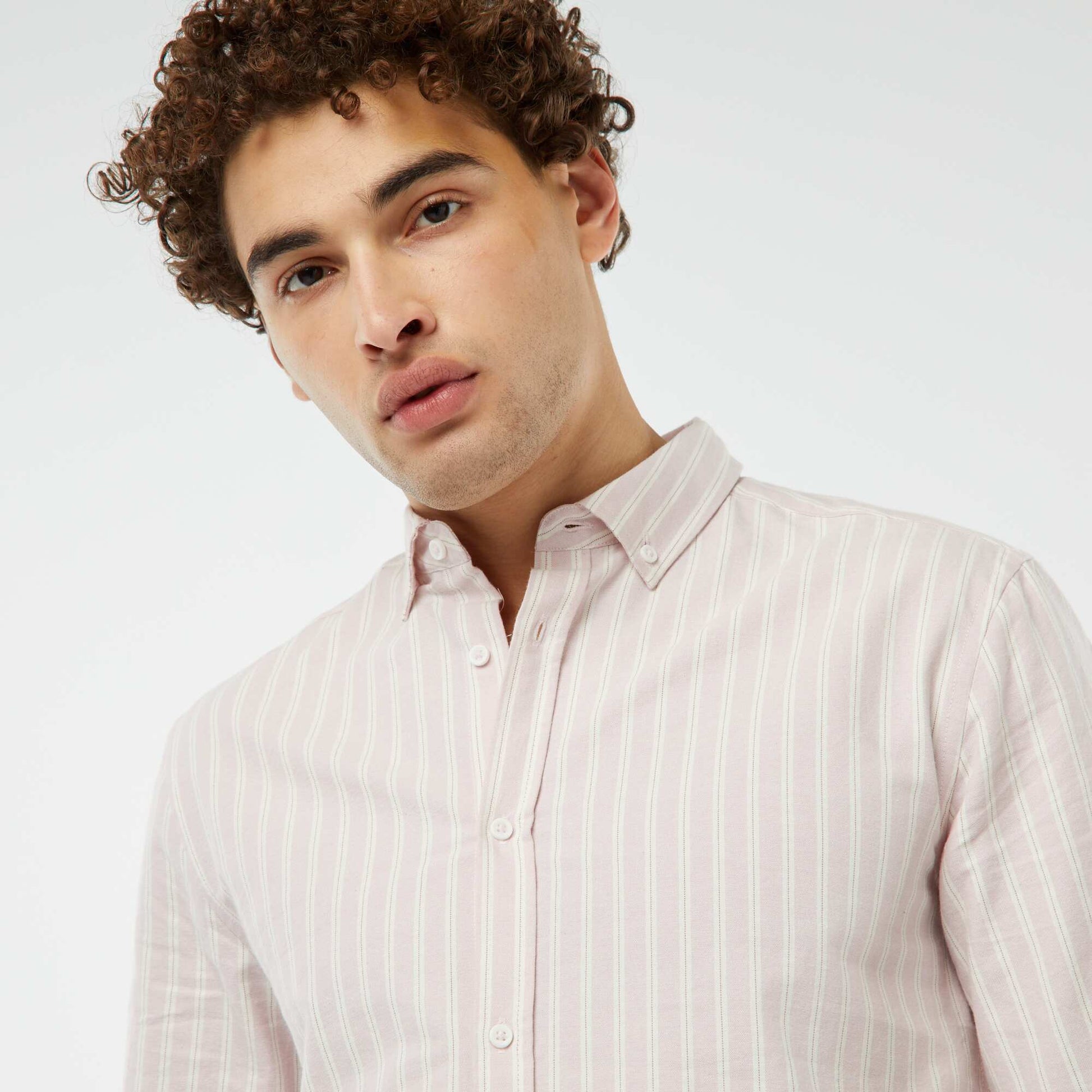 Chemise Oxford à motif ROSE