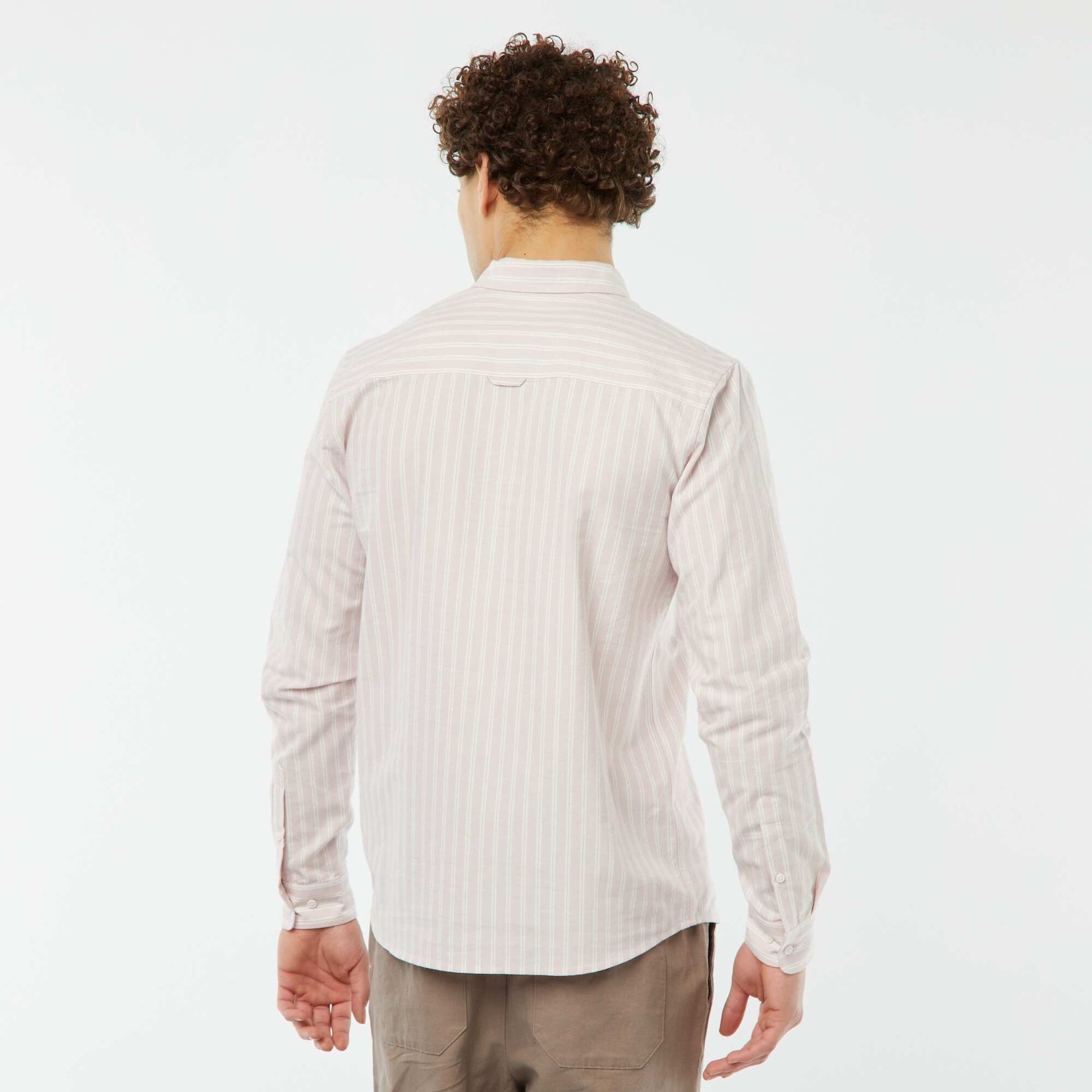 Chemise Oxford à motif ROSE