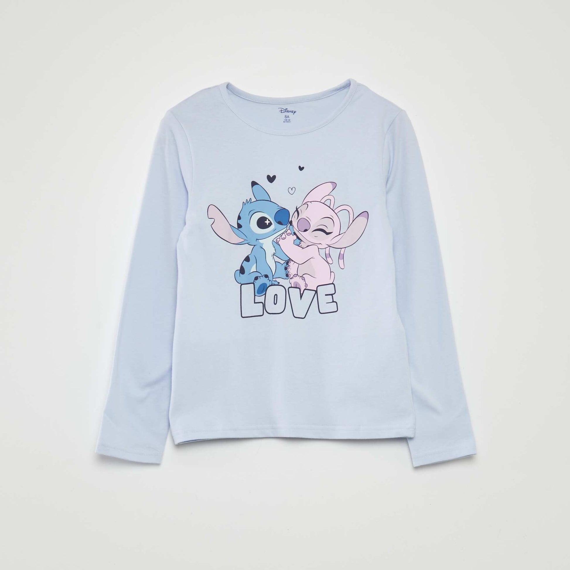 Ensemble pyjama imprimé 'Stitch' 'Disney' - 2 pièces BLEU