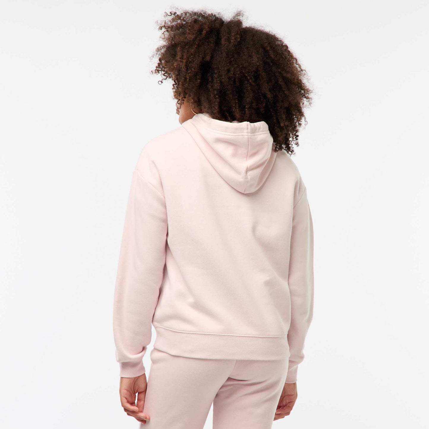 Sweat à capuche uni ROSE