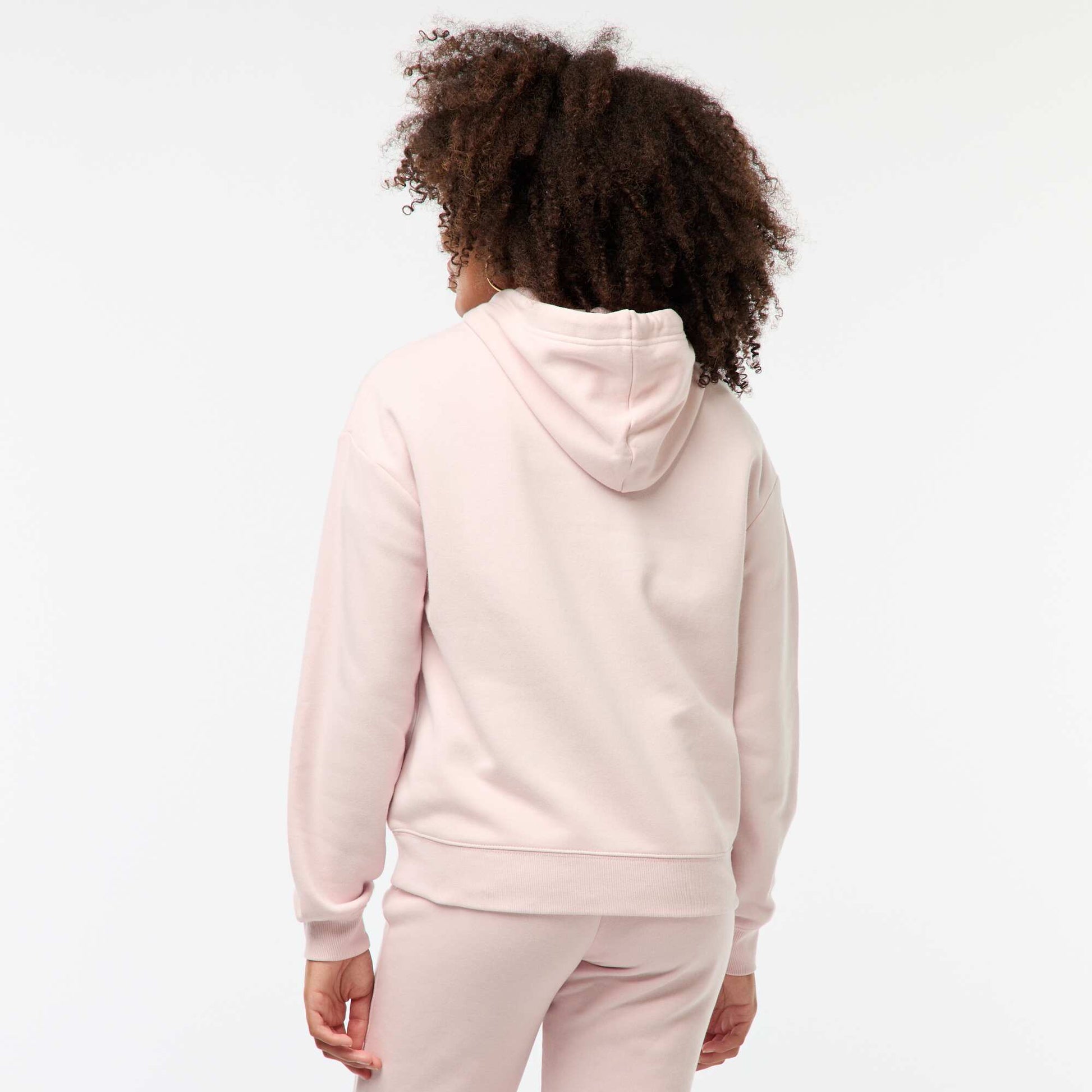Sweat à capuche uni ROSE