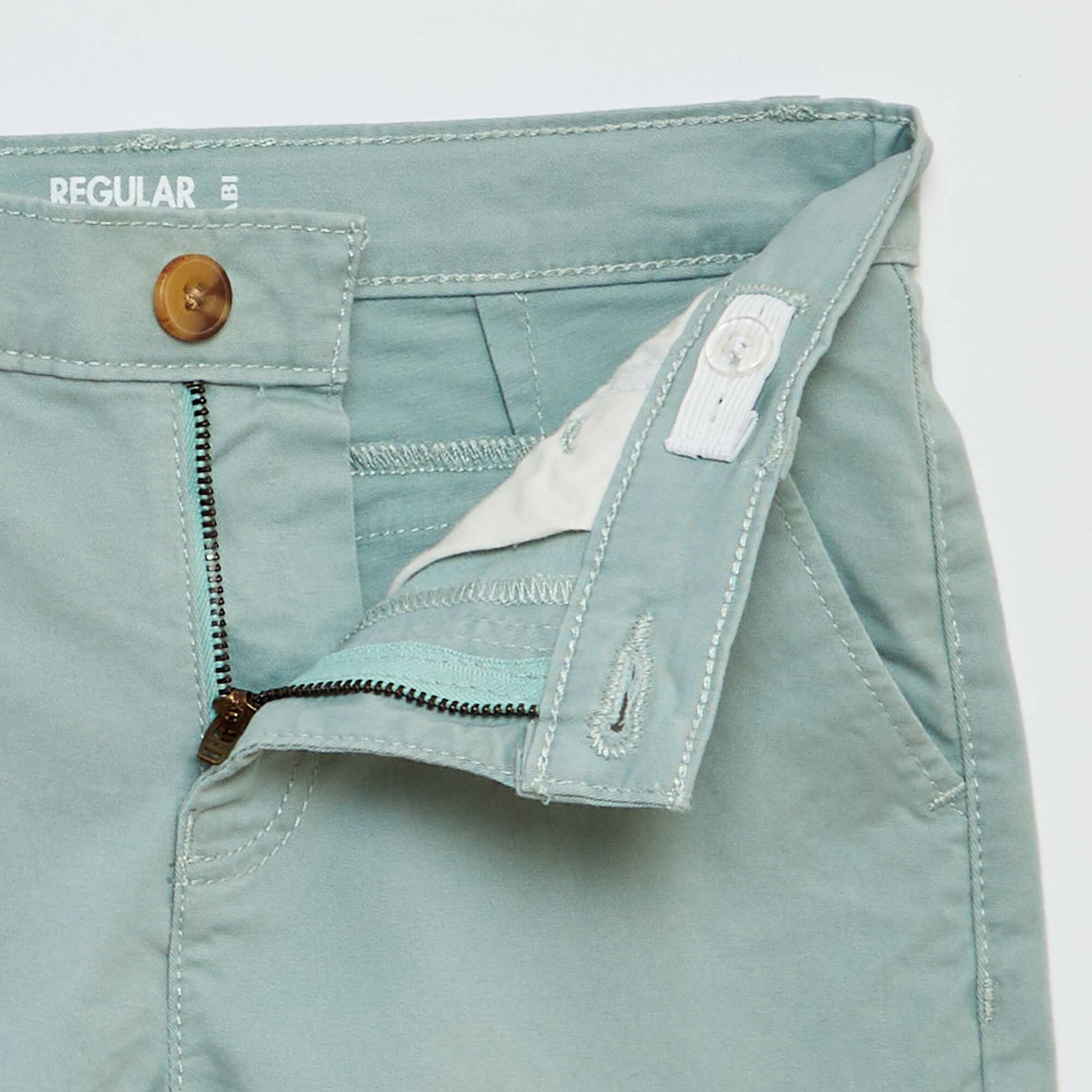 Bermuda en twill VERT