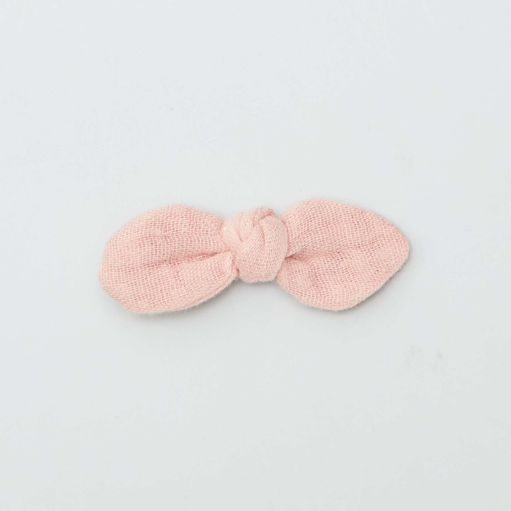 Lot de 3 pinces croco à noeud ROSE