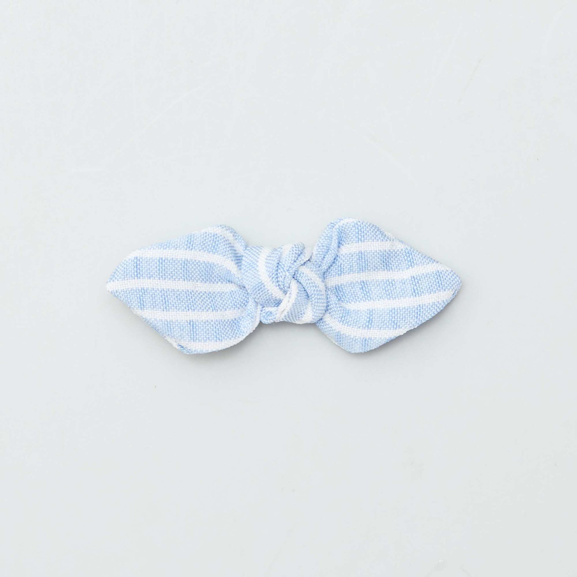 Lot de 3 pinces croco à noeud BLEU