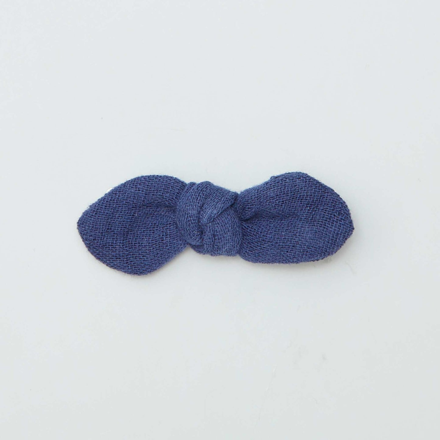 Lot de 3 pinces croco à noeud BLEU