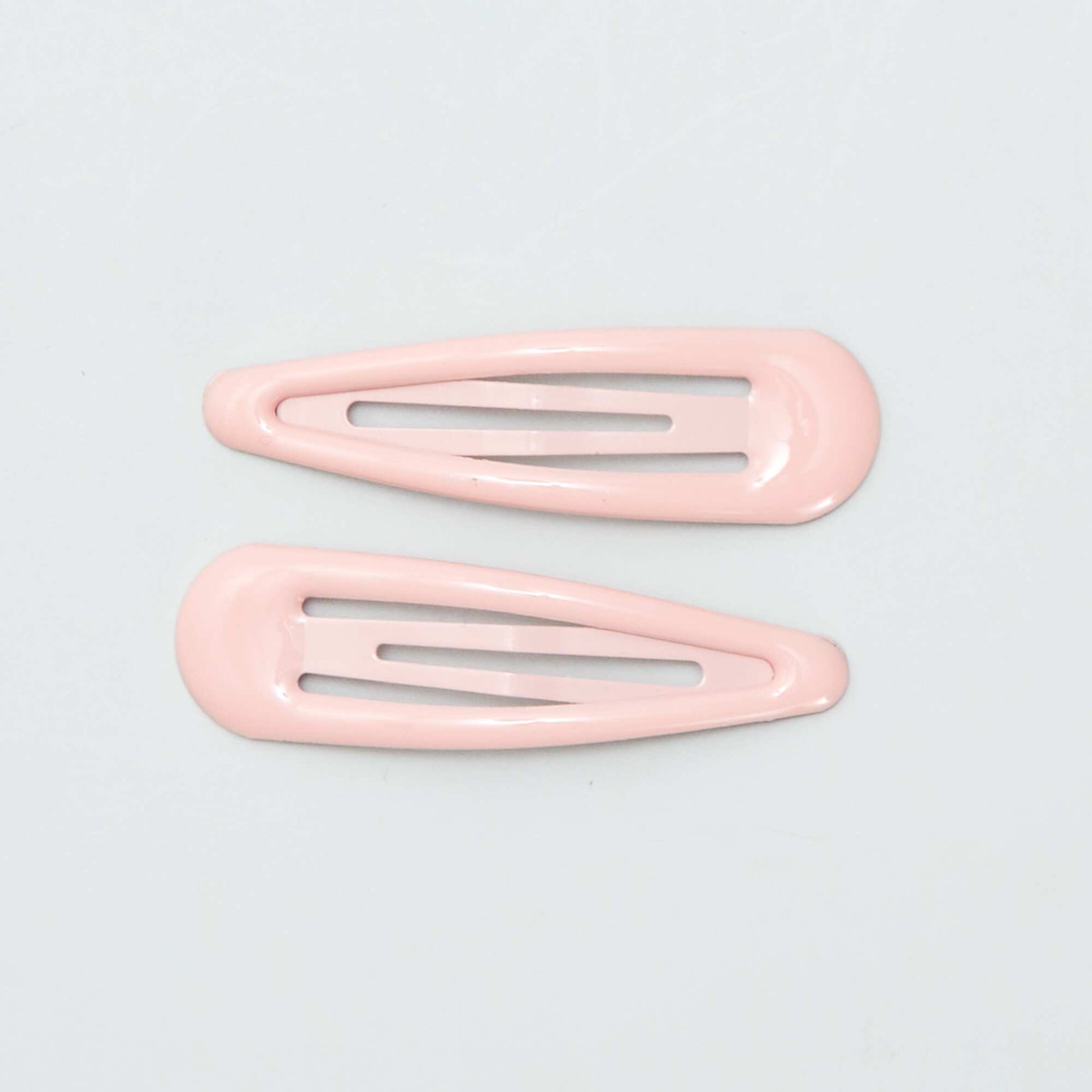 Lot de 6 pinces clic clac ROSE