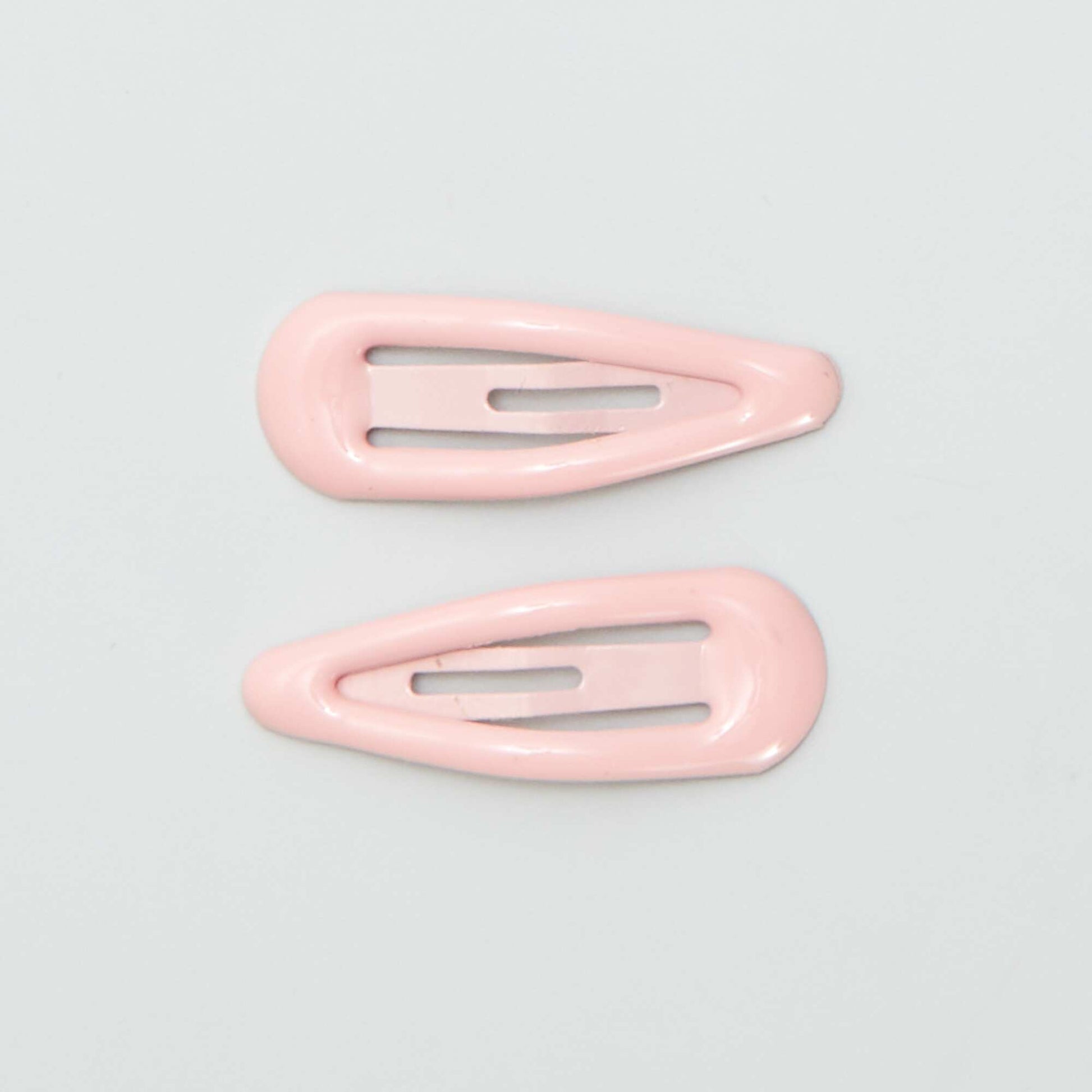 Lot de 8 mini pinces clic clac ROSE