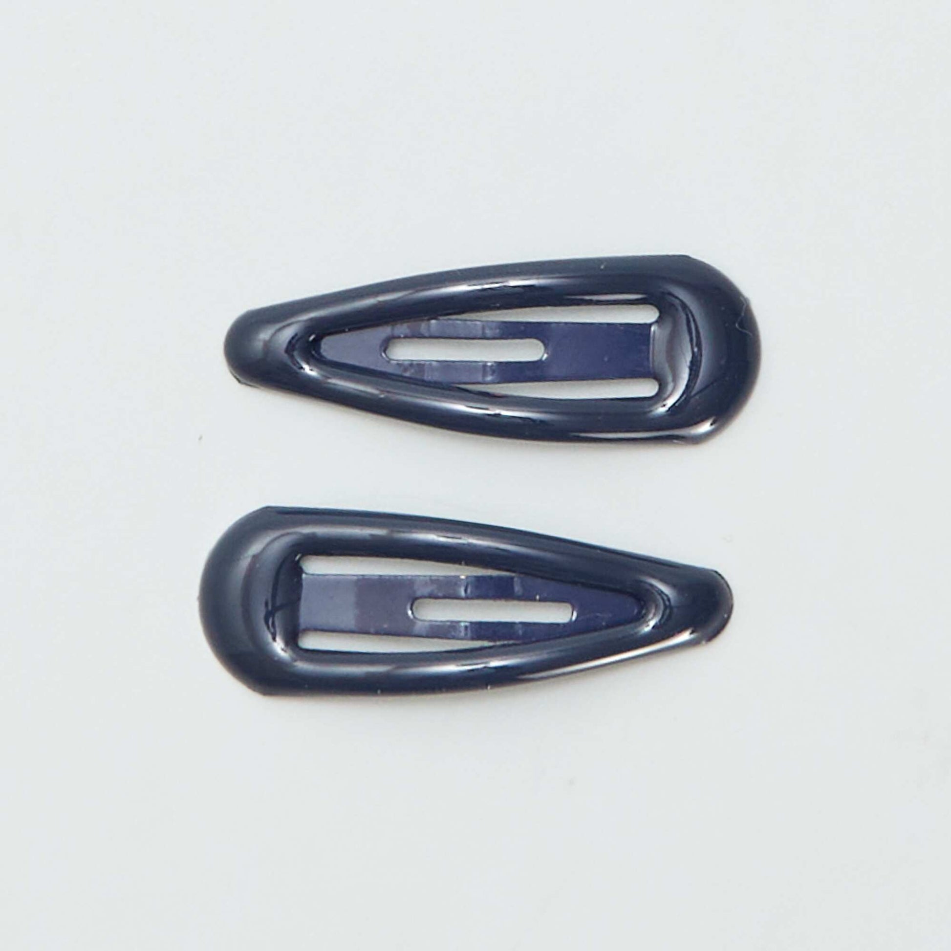 Lot de 8 mini pinces clic clac BLEU