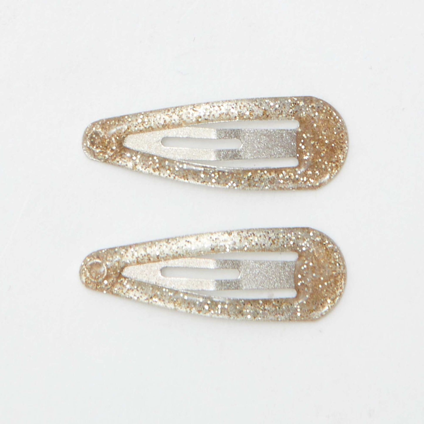 Lot de 8 mini pinces clic clac KAKI