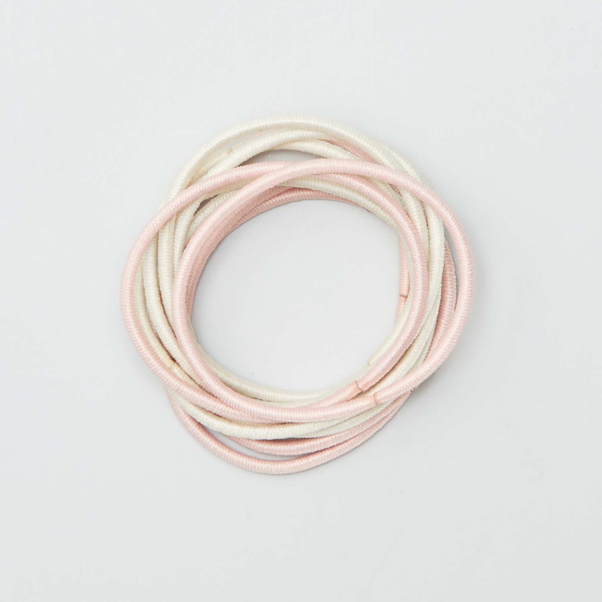 Lot de 20 élastiques fins ROSE