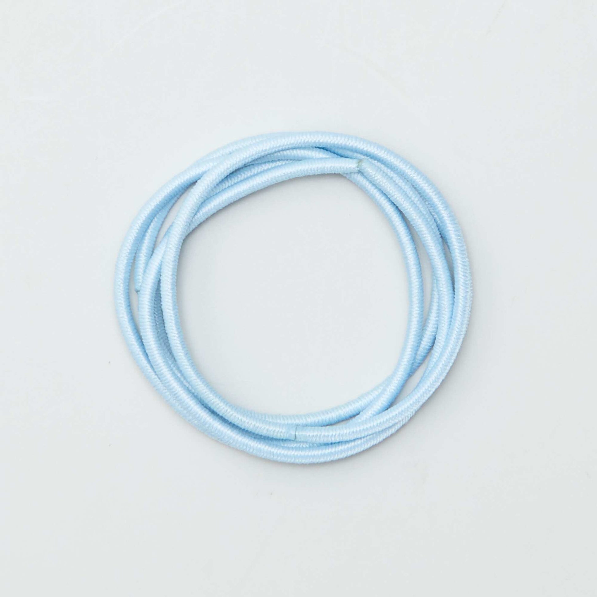 Lot de 20 élastiques fins BLEU
