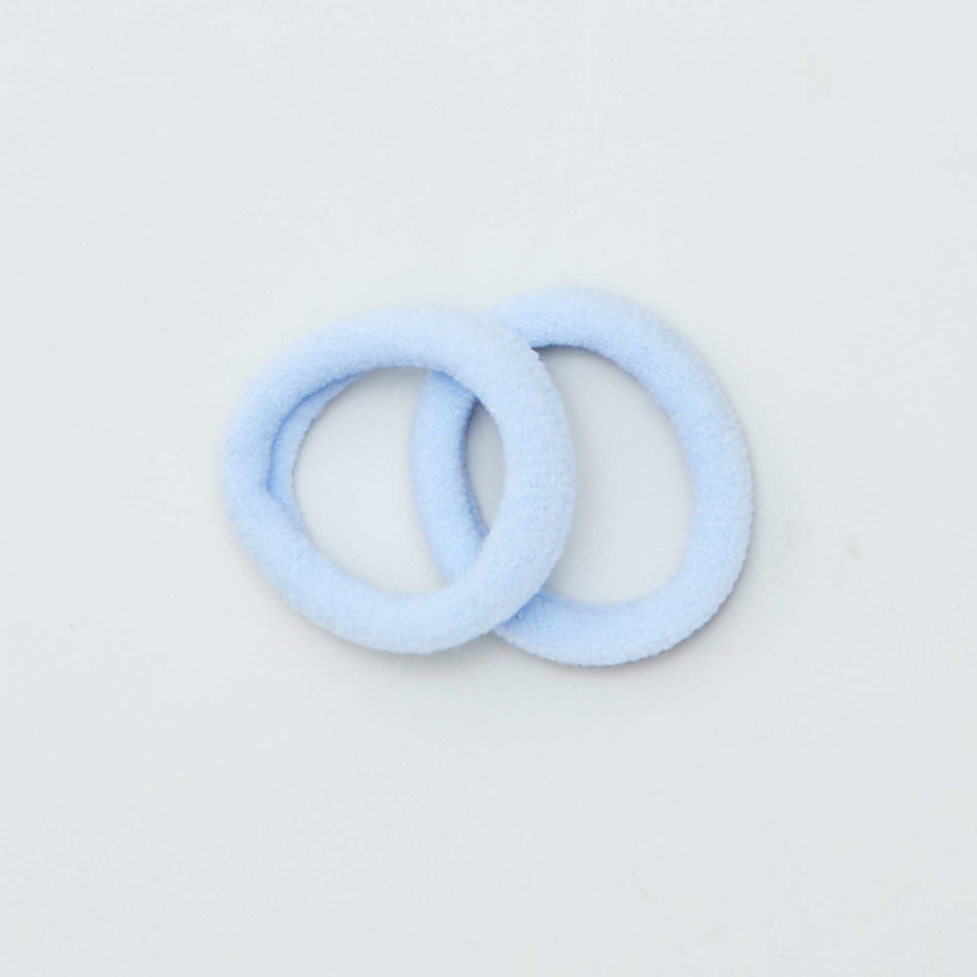 Lot de 10 élastiques mousse BLEU