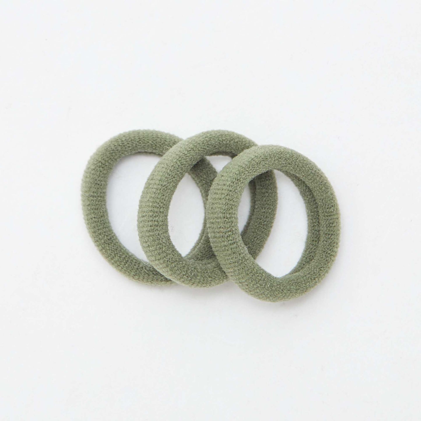 Lot de 10 élastiques mousse KAKI