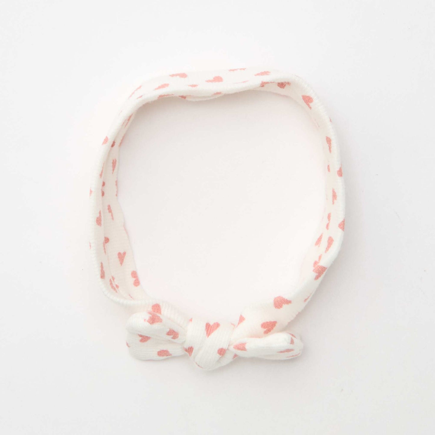 Bandeau nœud BLANC/ROSE