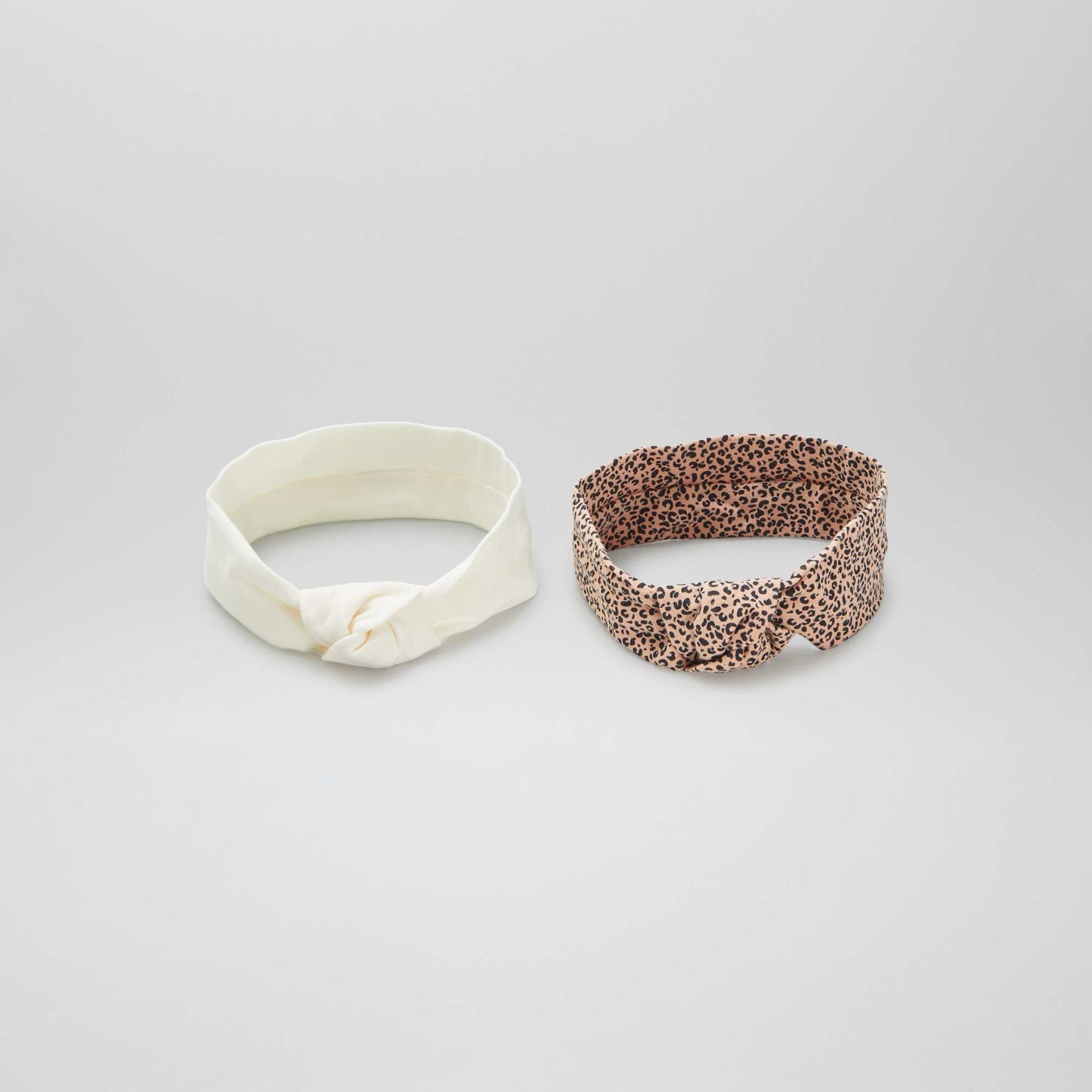 Lot de 2 bandeaux nœud BEIGE