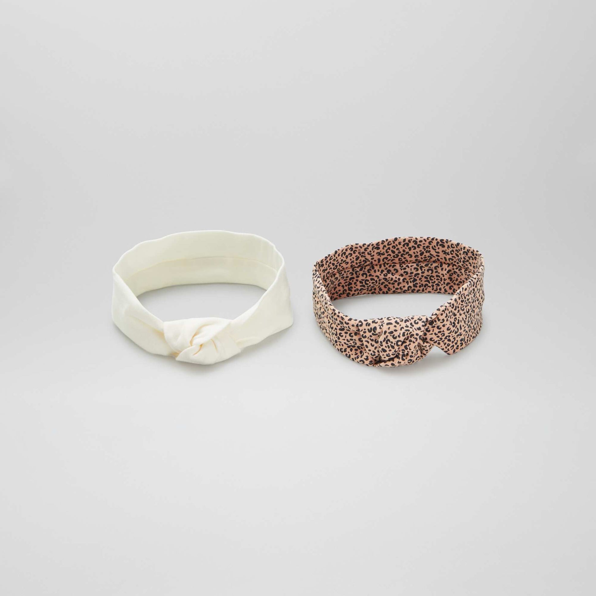 Lot de 2 bandeaux nœud BEIGE