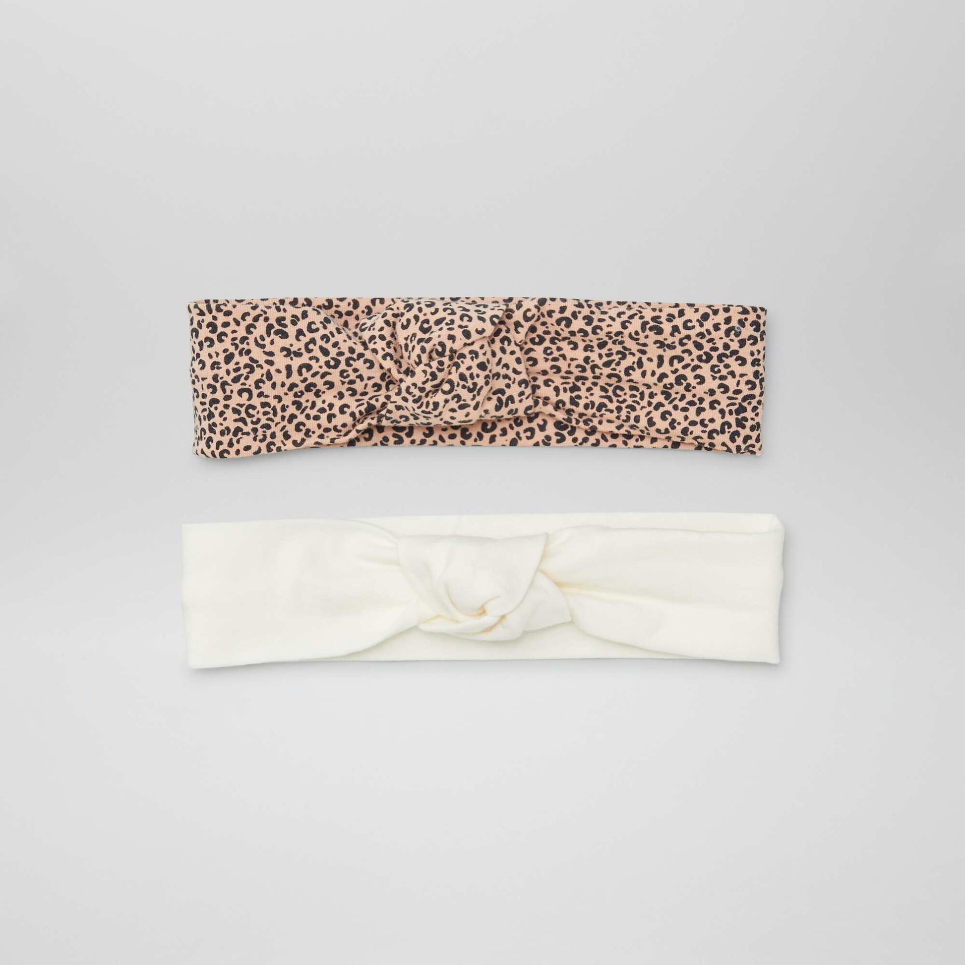 Lot de 2 bandeaux nœud BEIGE