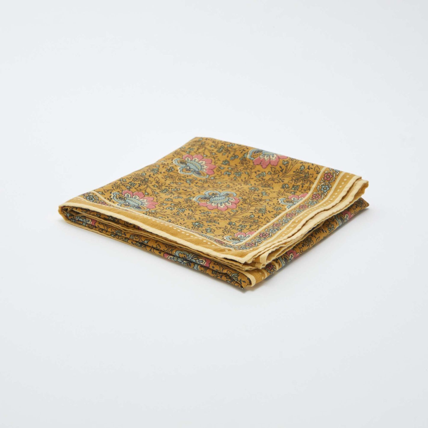 Large foulard imprimé MARRON